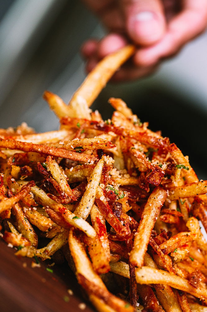 Crispy Truffle Parmesan Fries!