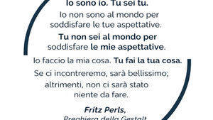 "Io sono io tu sei tu" dalla Preghiera della Gestalt - Frasi illustrate