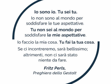 "Io sono io tu sei tu" dalla Preghiera della Gestalt - Frasi illustrate