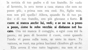 "Il cuore si stanca anche lui, vedi" da "I Malavoglia" di Giovanni Verga - Frasi dai libri