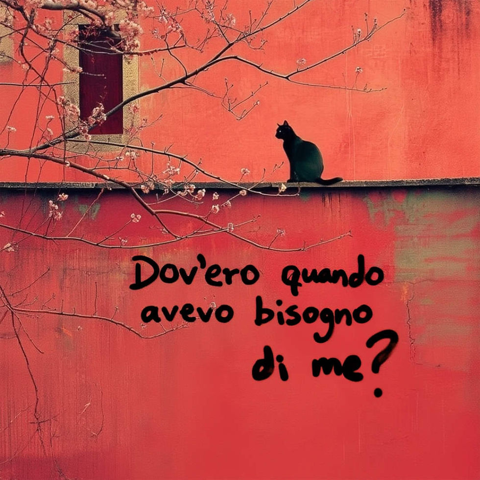 Dov'ero quando avevo bisogno di me? - Frasi sui muri