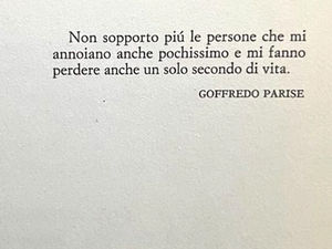 Non sopporto più le persone che mi annoiano - Frasi in esergo