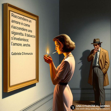 Frase di D'Annunzio sull'amore