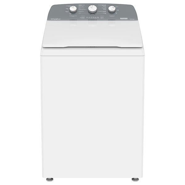 WHIRLPOOL LAVADORA 18 KG CON AGITADORACERO INOXIDABLE