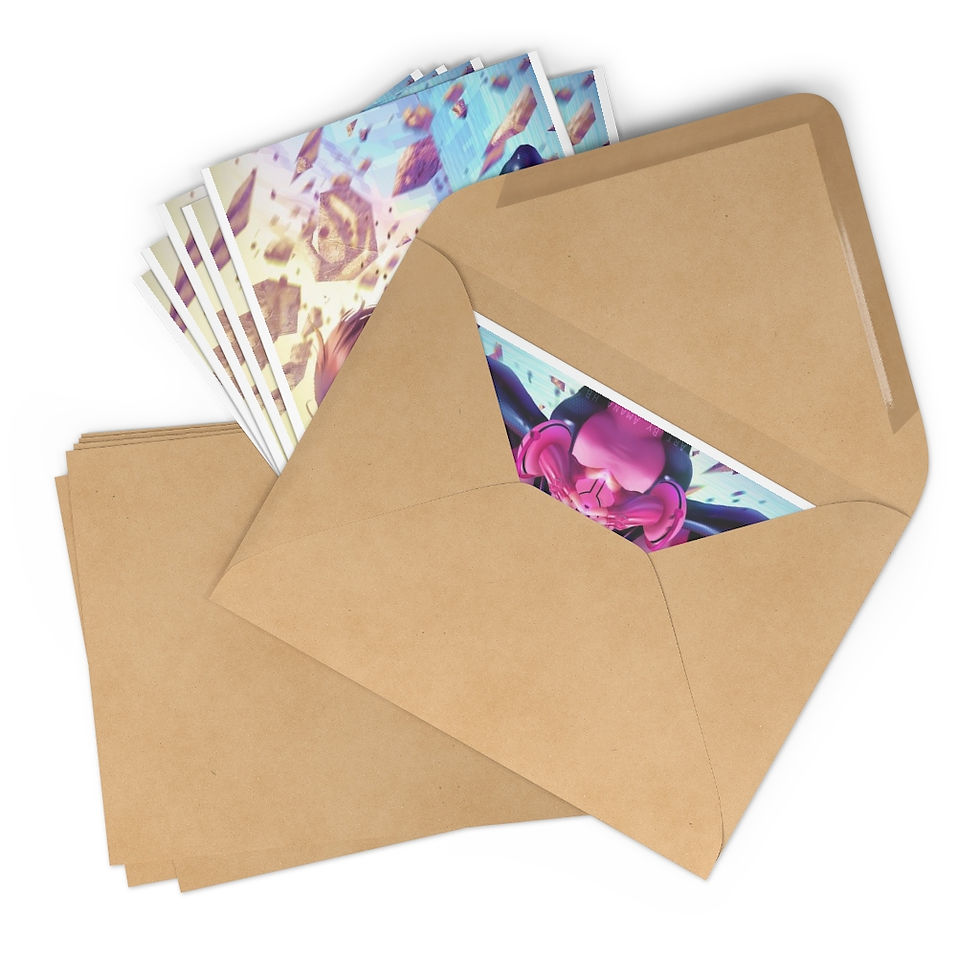 Thumbnail: Postcards (7 pcs) | Zen Anime Ochaco Uraraka