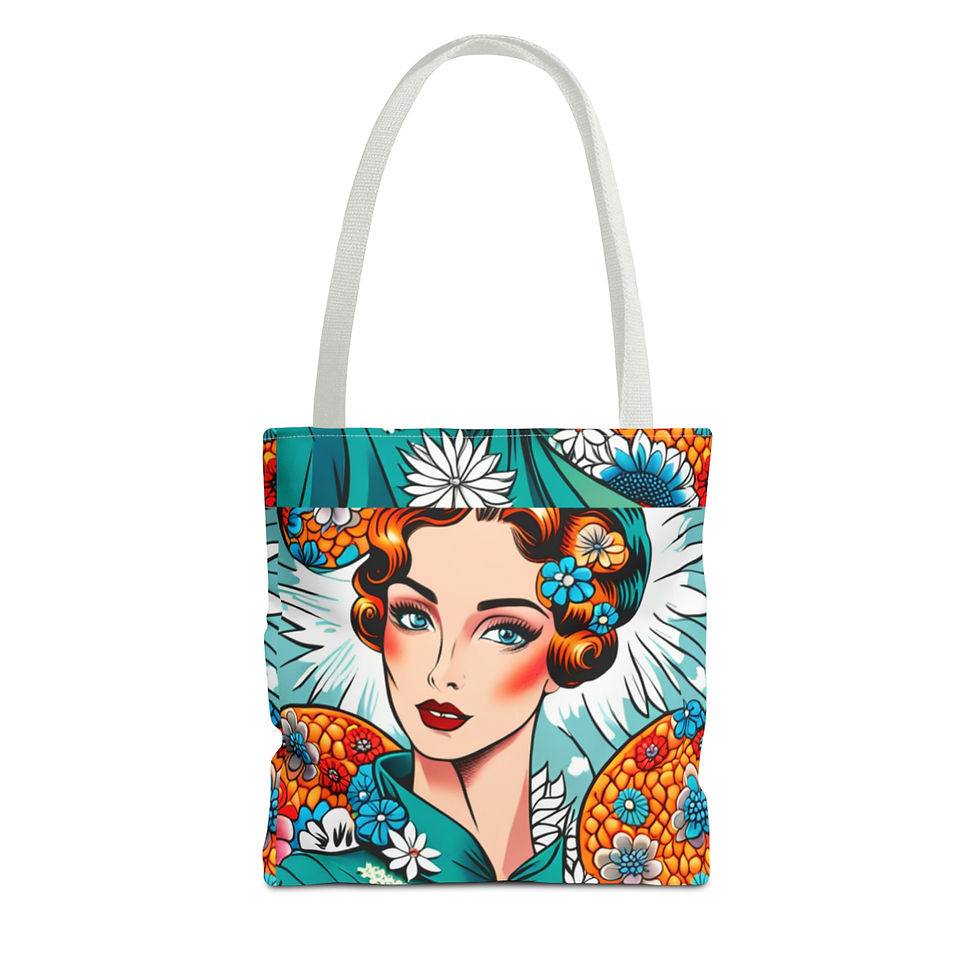 Thumbnail: Tote Bag (AOP) | Spring Collection | Comic Art