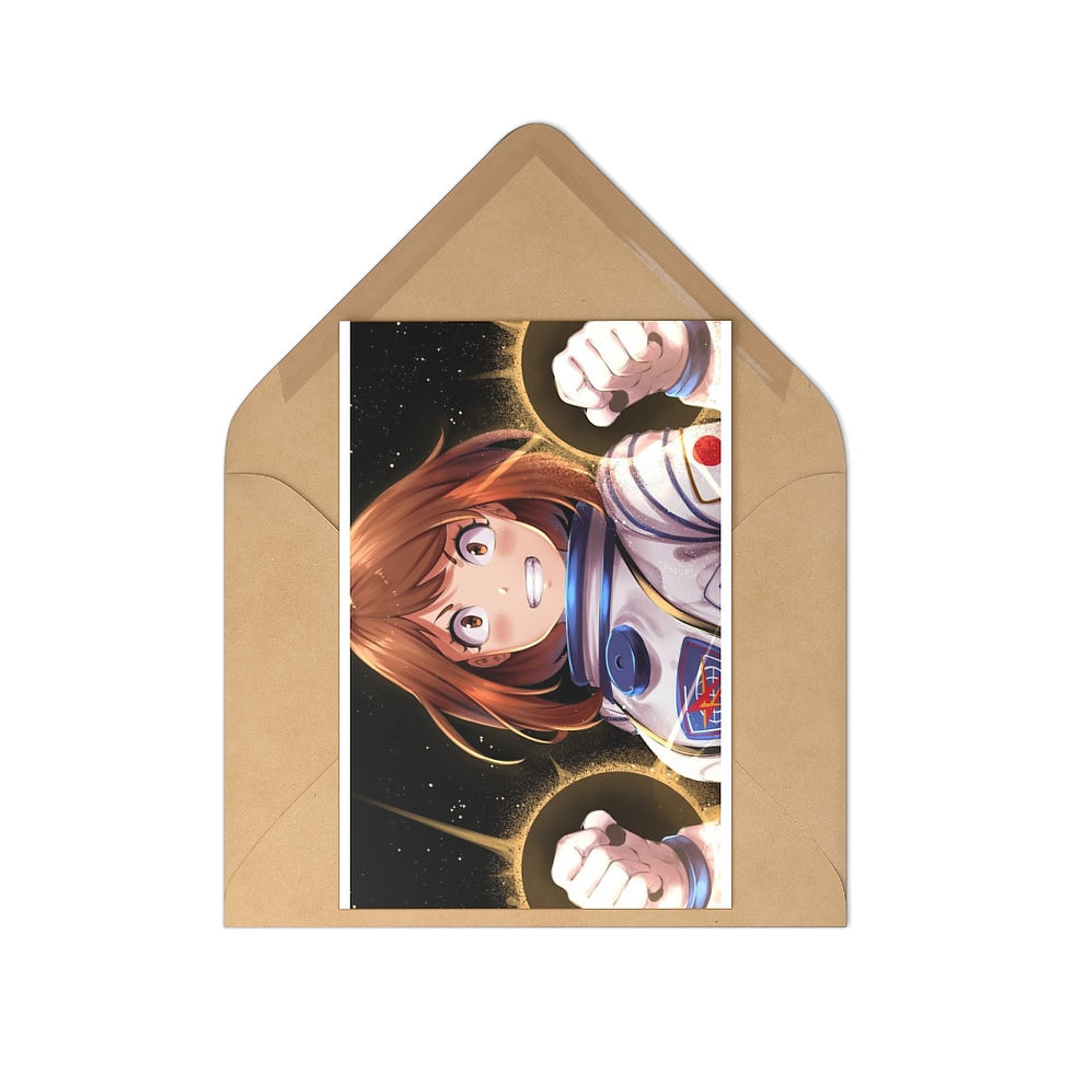 Thumbnail: Postcards (7 pcs) | Anime Ochaco Uraraka