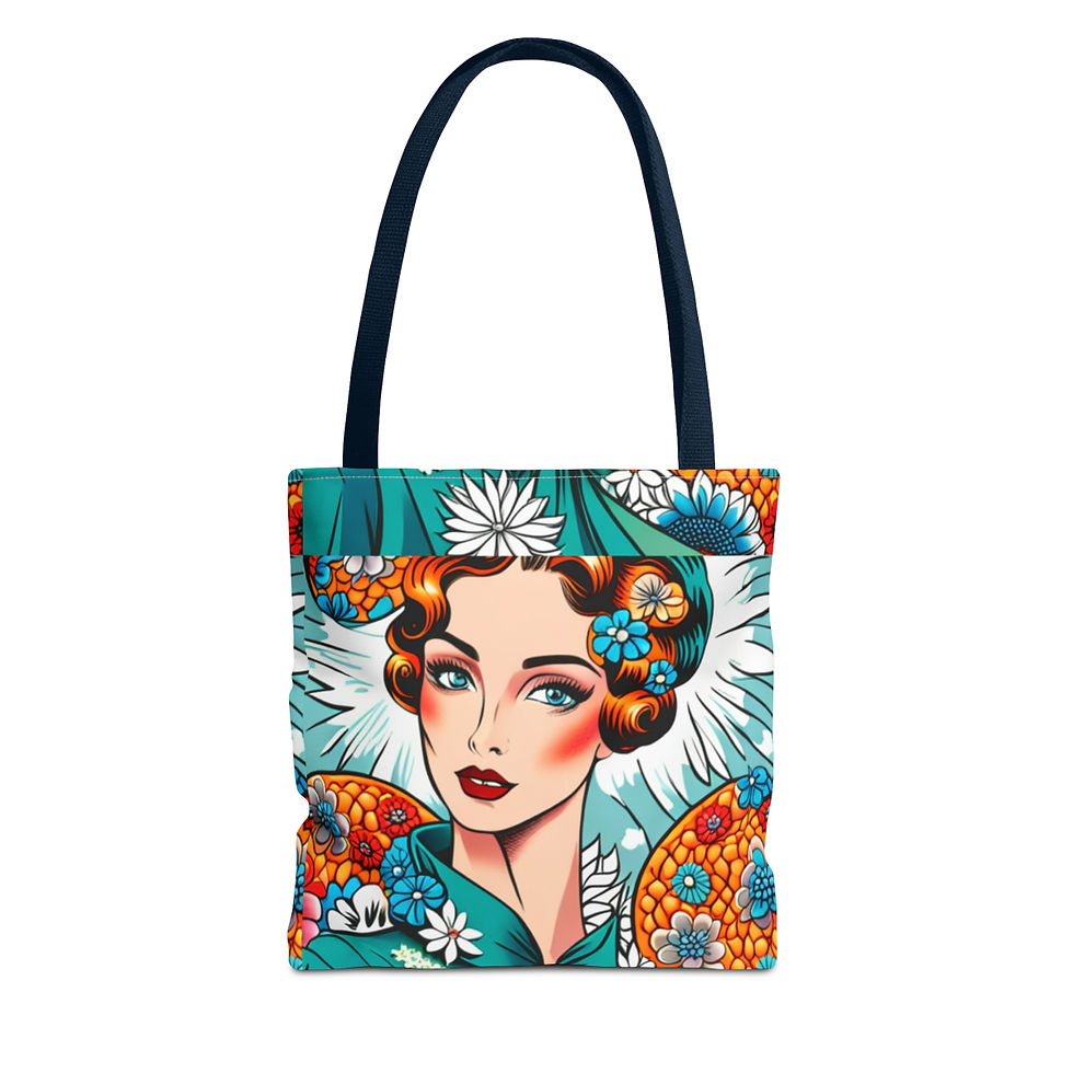 Thumbnail: Tote Bag (AOP) | Spring Collection | Comic Art