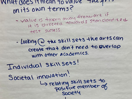 "Aesthetics in Art Education" - 02/01/20
