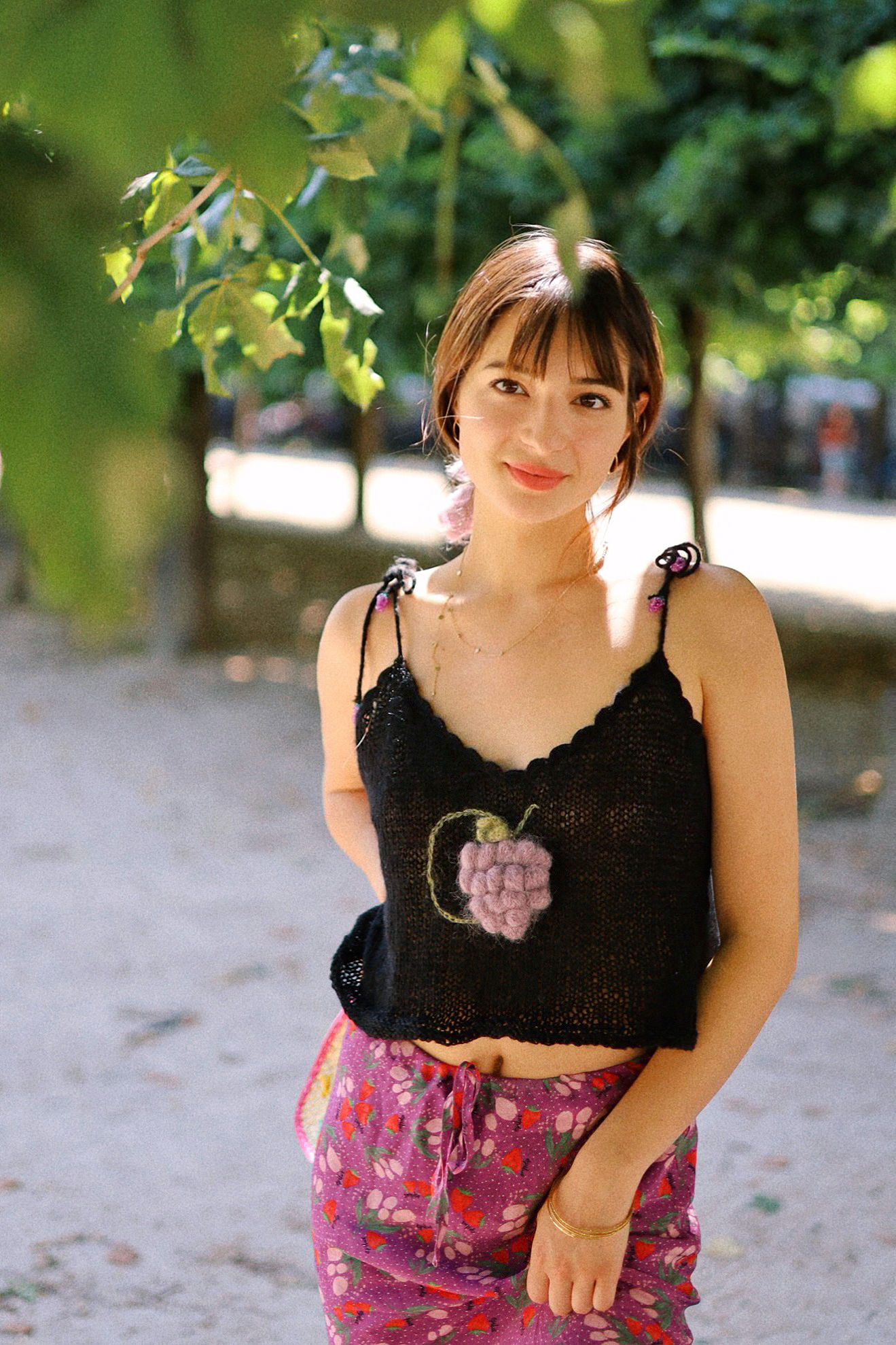 Hand crochet Top - Little Grape