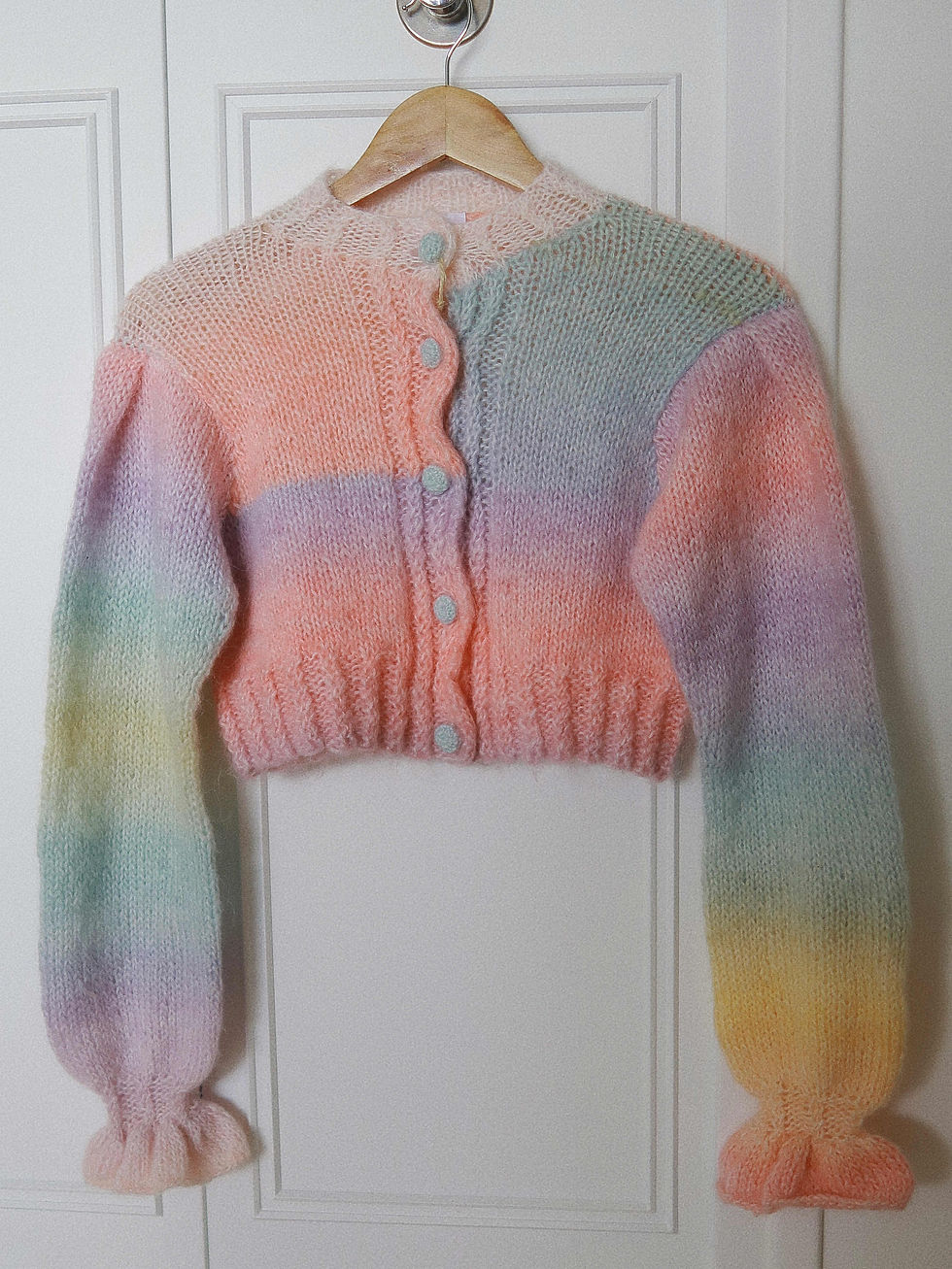 Thumbnail: Handknit cardigan - Tokyo night