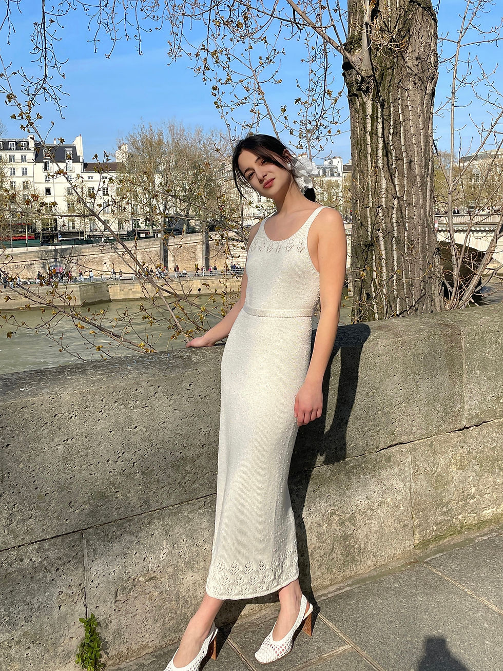 Thumbnail: Handknit Dress - Marguerite