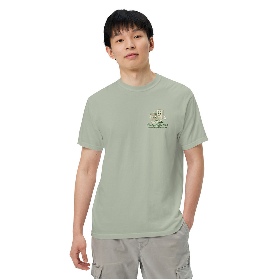 Thumbnail: Unisex garment-dyed heavyweight t-shirt