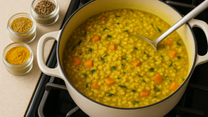 Golden Kitchari: The Ayurvedic Comfort Food for Gentle Cleansing & Healing