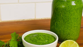 Cooling Cilantro-Mint Coconut Chutney (Ayurvedic Summer Recipe)