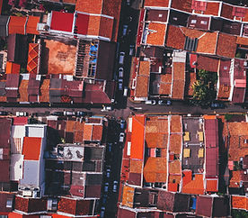 Por encima de los edificios