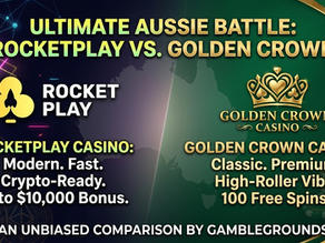 Aussie Casino Face-Off: RocketPlay vs. Golden Crown Casino Reviewed