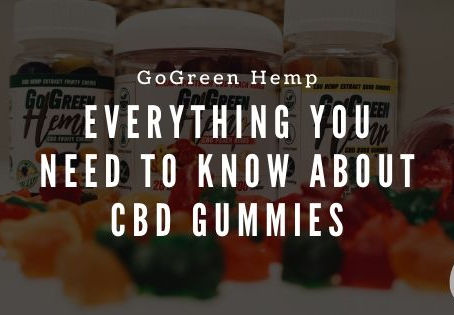 CBD gummies in a bowl with a product label showing milligrams per gummy