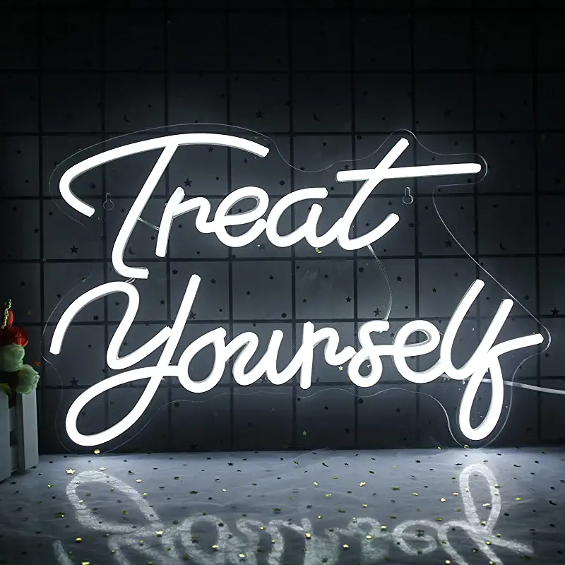 Treat Yourself LED Neon Sign