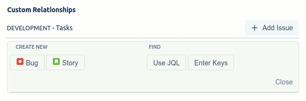 Add issue panel