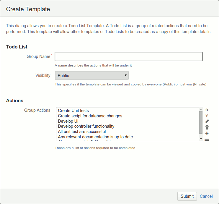 Duplicating a Template