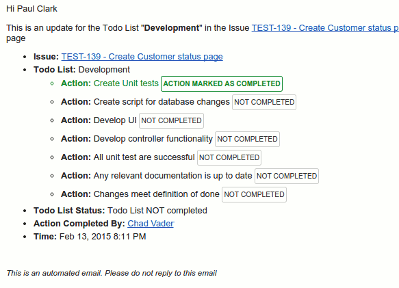 Email Example 1