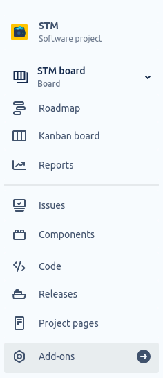 Project menu to get to Executors and Templates