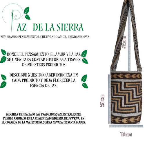 Mochila Kunsumunu Cheyrwa PAZ de la Sierra