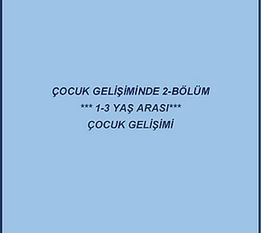 1-3 YAŞÇOCUK GELİŞİMİ