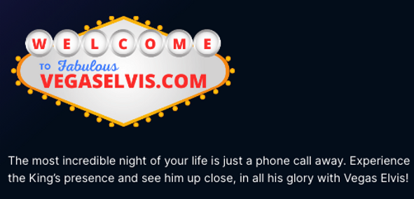 Las Vegas sign with company name in it