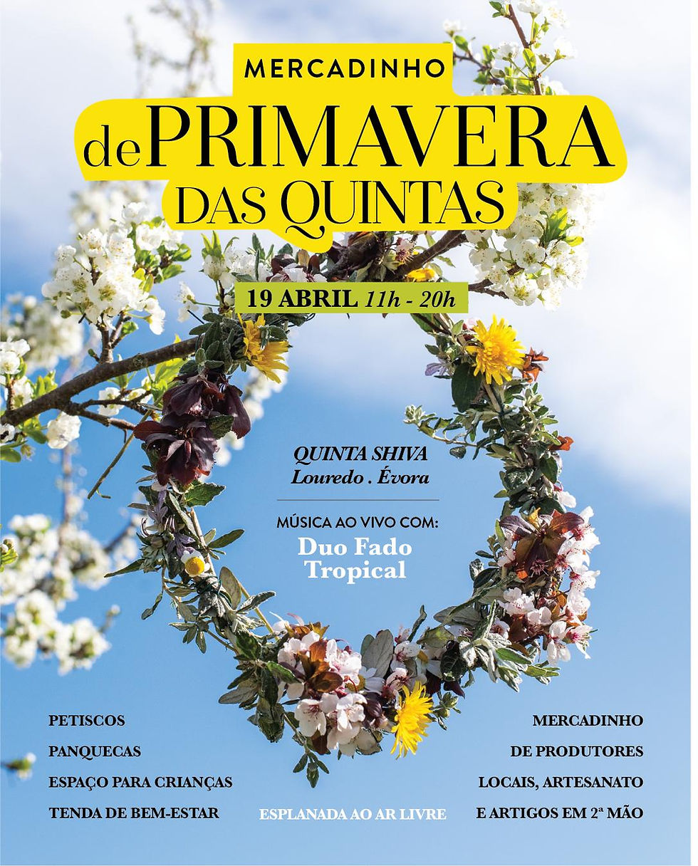 Mercadinho de Primavera das Quintas 