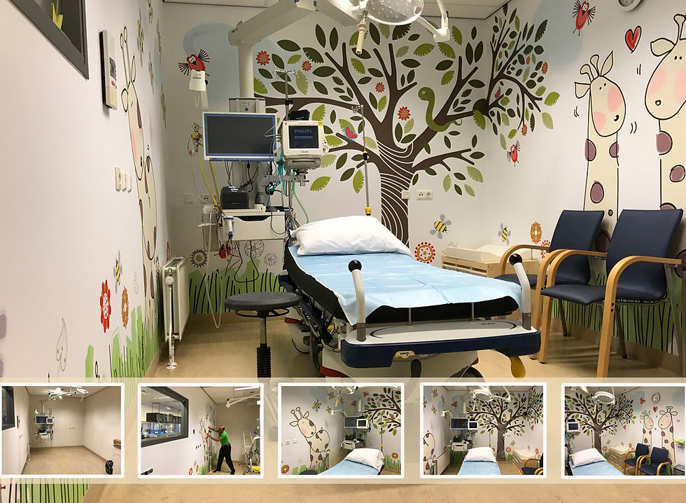 belevingsgerichte omgeving kinderkamers ziekenhuis