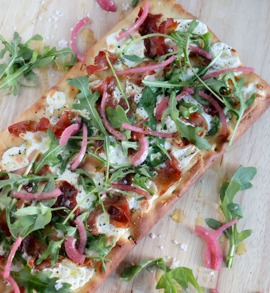 Prosciutto and Mozzarella Flat Bread