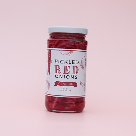 Pickled Red Onions - Classic | Pink Wagon Foods