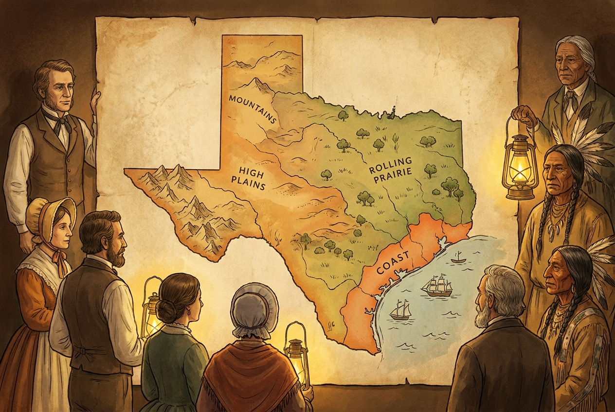 Read the Map: Four Regions