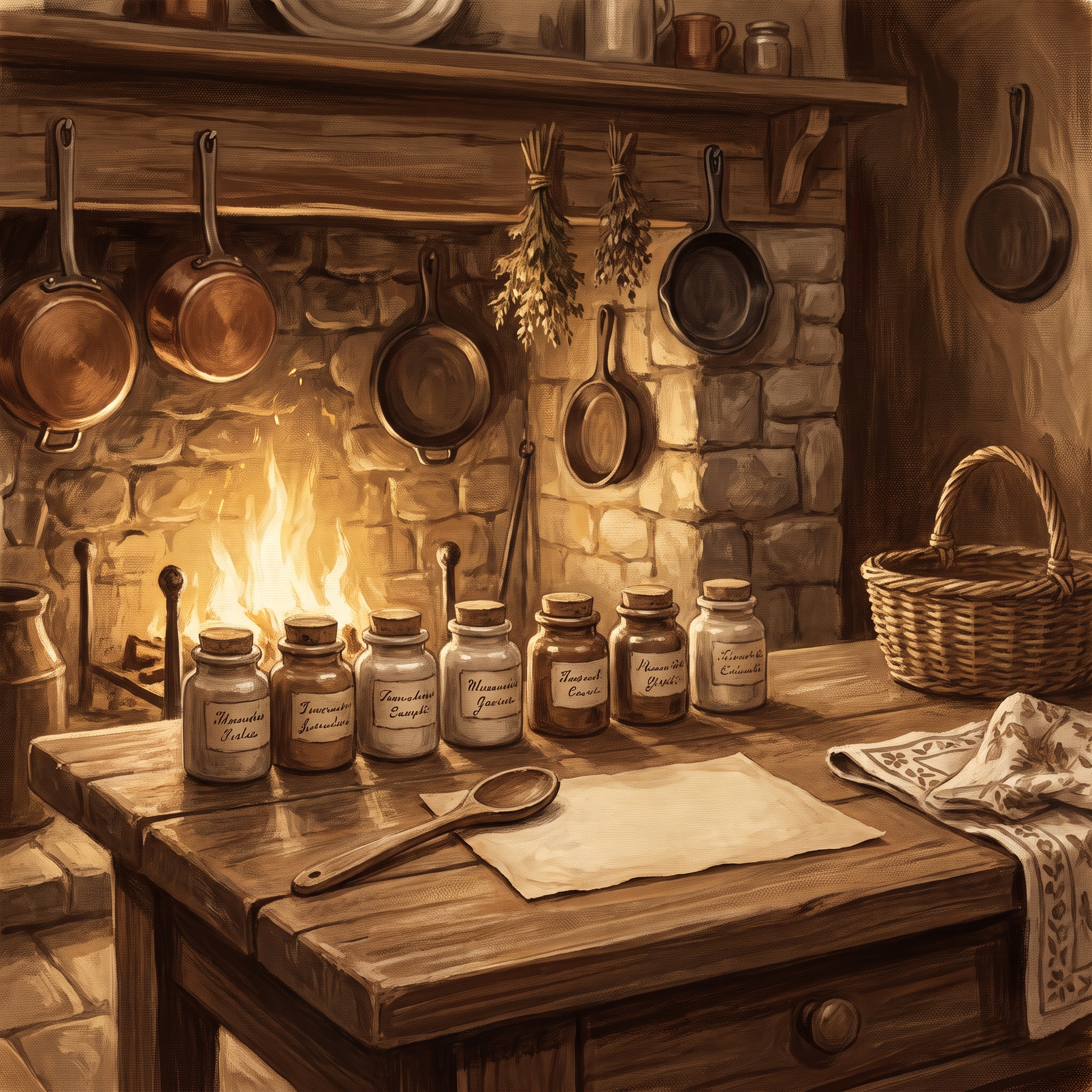 Order Up! The Chronology Kitchen illustration