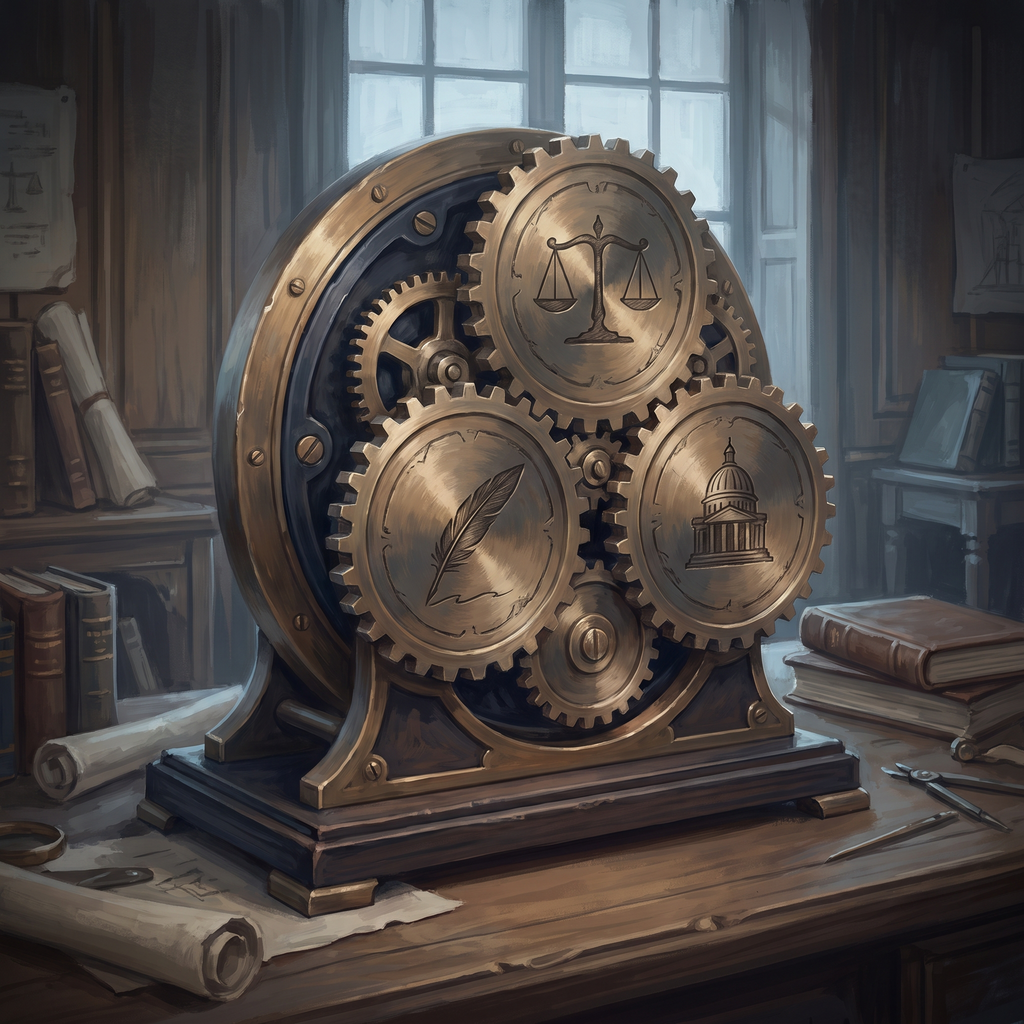 The Principles Machine illustration
