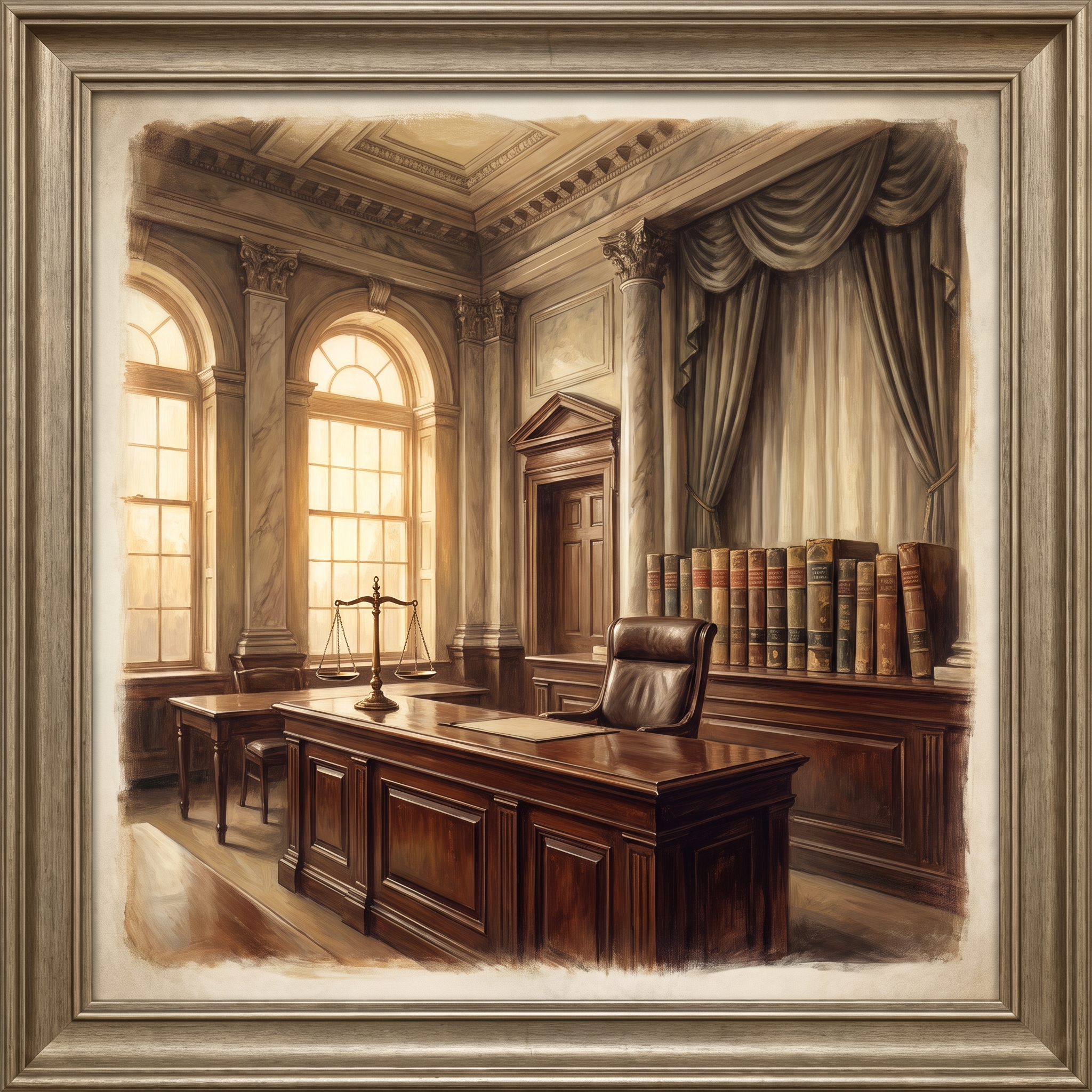 Supreme Court Saga illustration