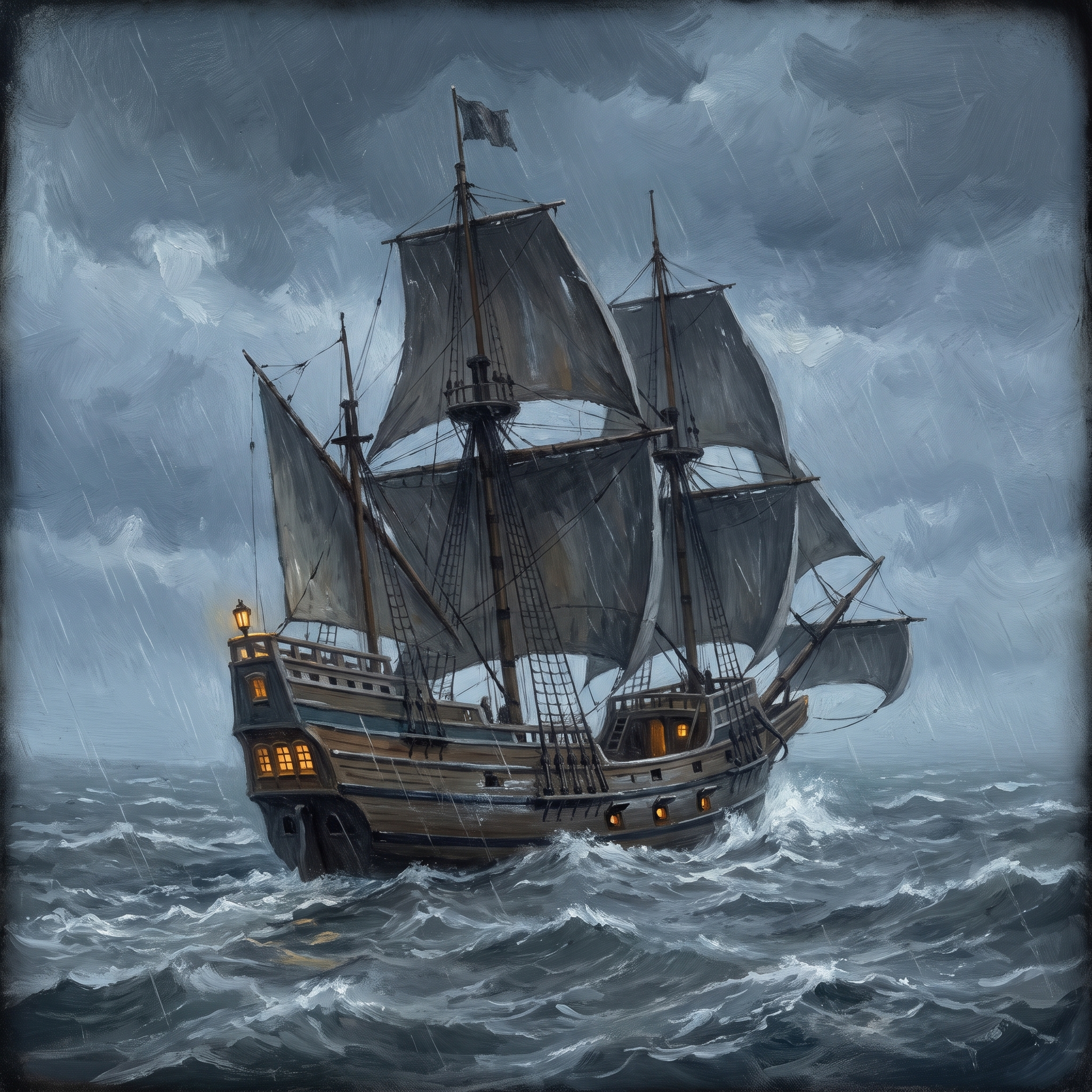 Mutiny on the Mayflower illustration