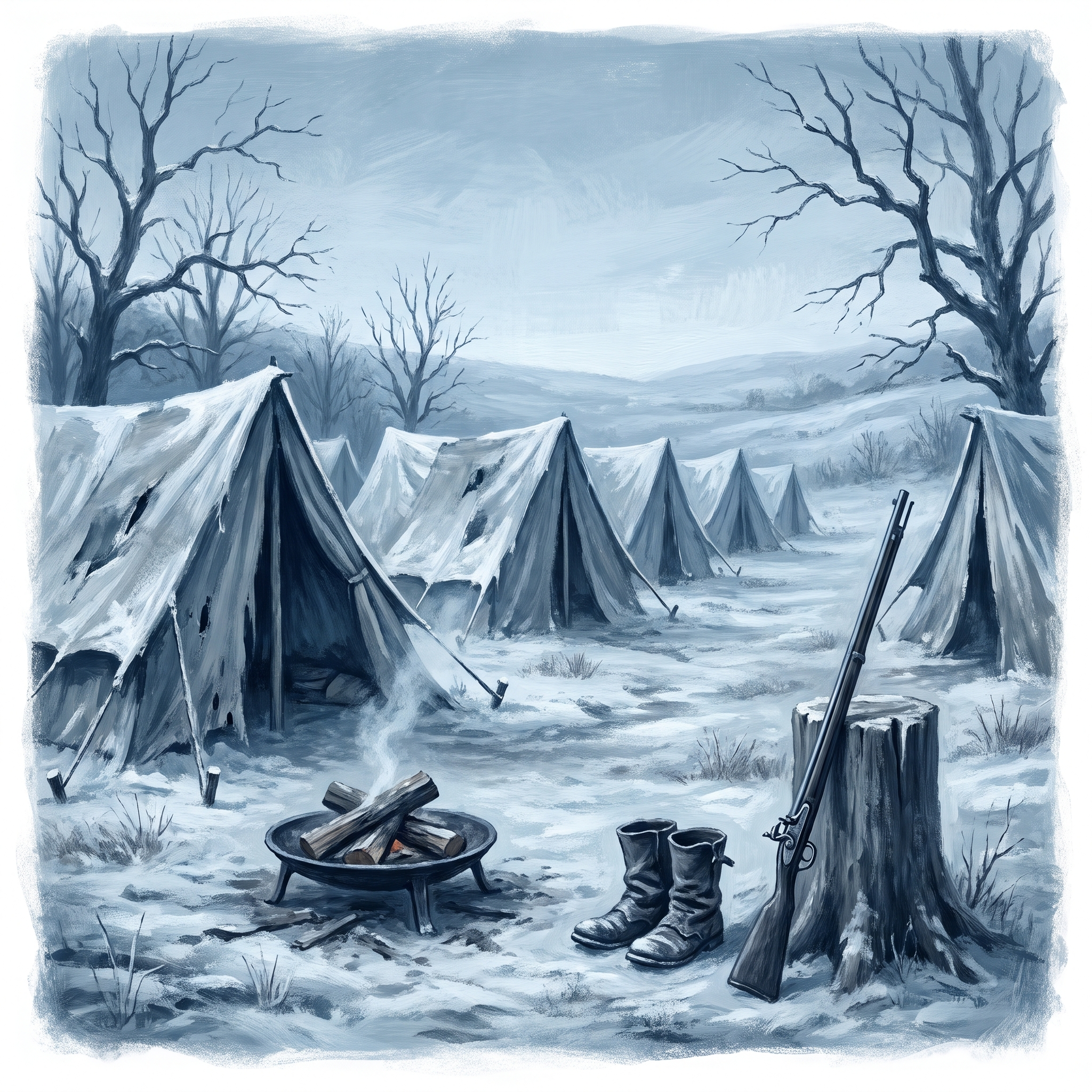 Washington's War: Keep the Army Alive illustration
