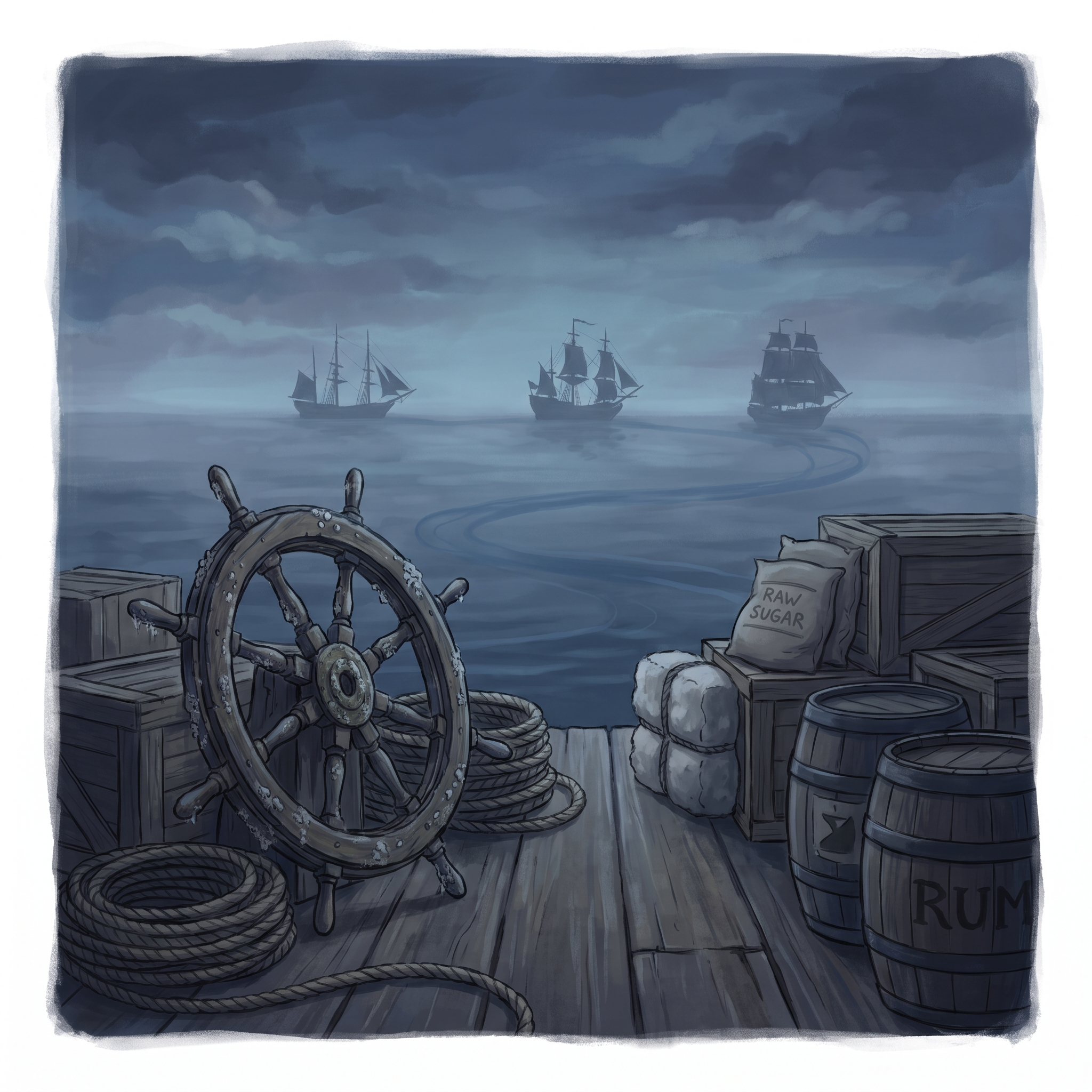 Triangular Trade Tracker illustration