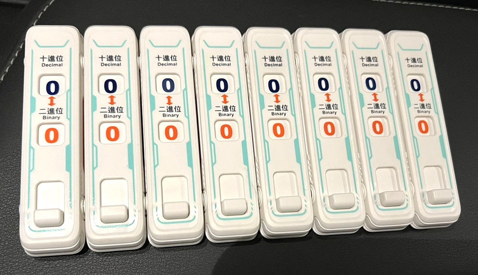 二進位邏輯教具設計_瀧棊_塑膠射出成果