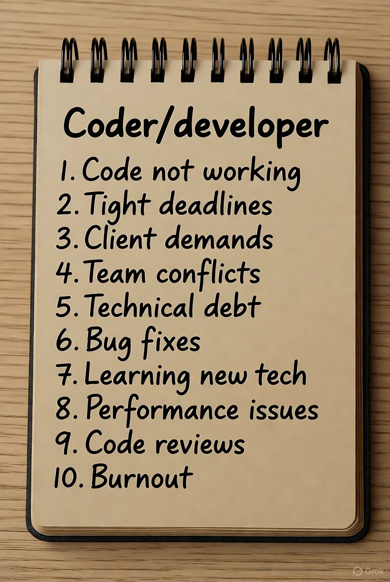Liste de sources de stress pour gérer le stress en high tech