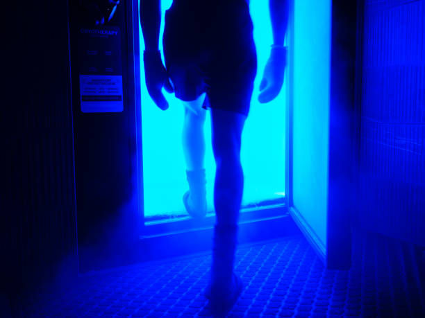 Whole body cryotherapy session at Infinity Wellness cryochamber