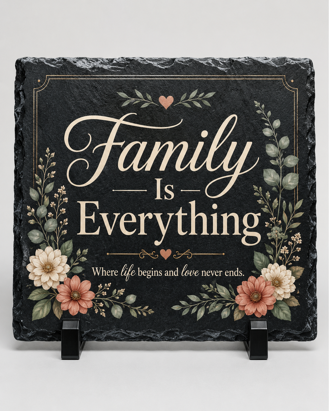 Family Is Everything Photo Slate