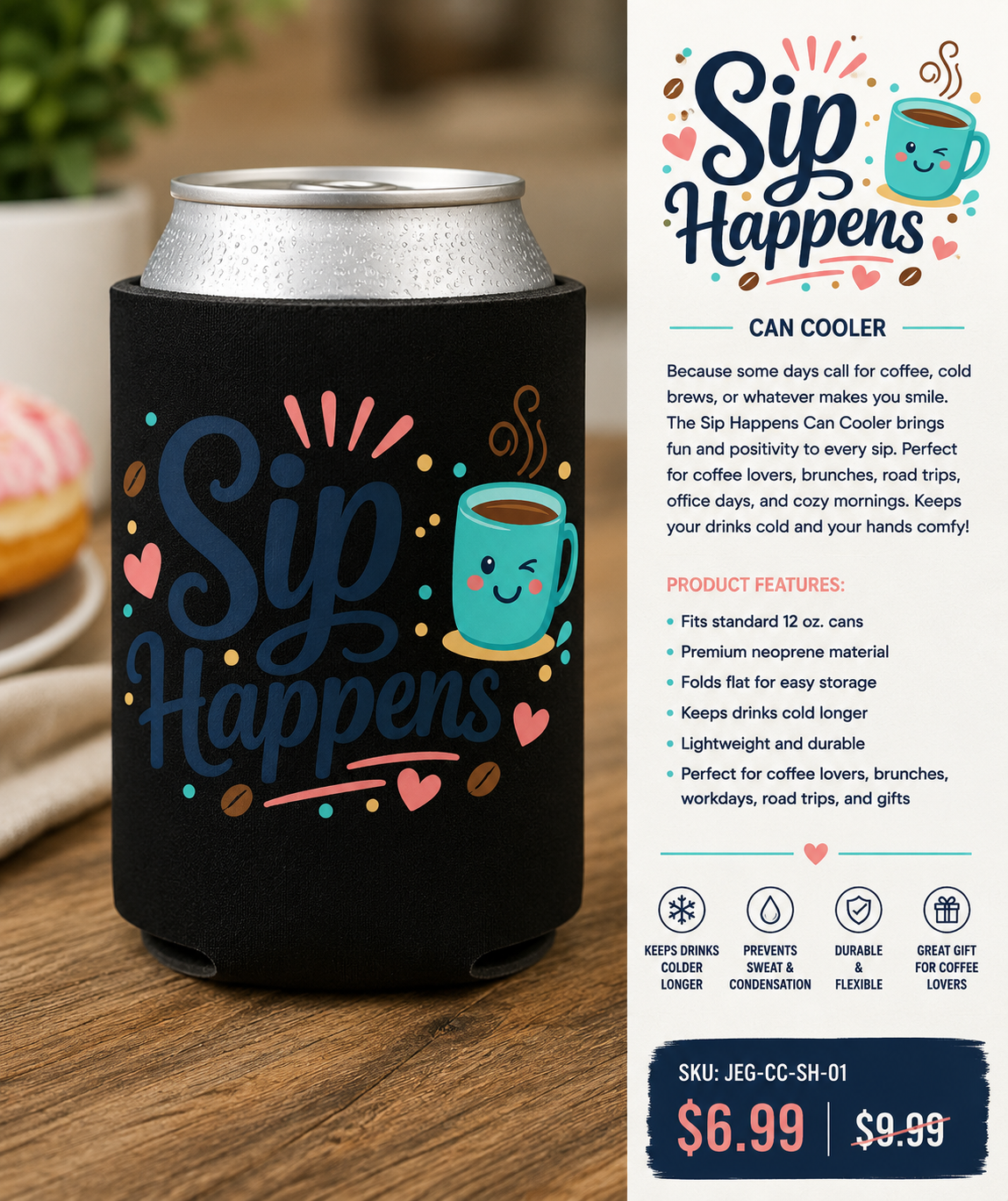 Sip Happens Can Cooler