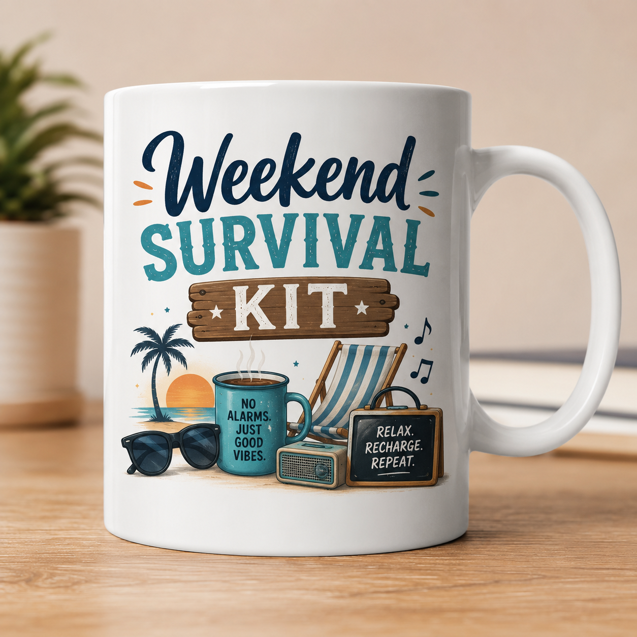 Weekend Survival Kit 11 oz Coffee Mug