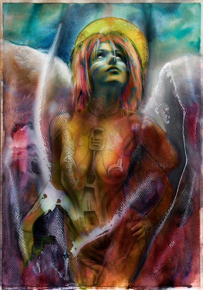 Angel of sadness my guardian dear