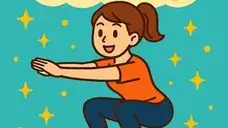膝が痛い人のためのスクワット運動