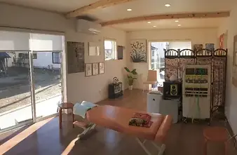 甲斐市の福屋自然療法整体院の清潔な院内